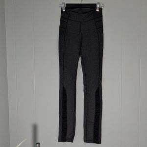 Boho Relove:  Lululemon Luon Heather Grey Ruched Leggings